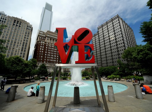 Love Park, Benjamin Franklin Parkway, Philadelphia, by Ted Lee Eubanks